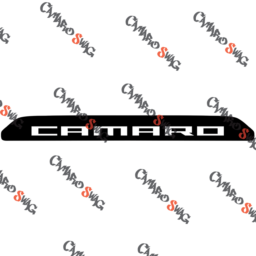 5th Gen 10-13 Convertible Camaro 3rd Brake Light Overlay