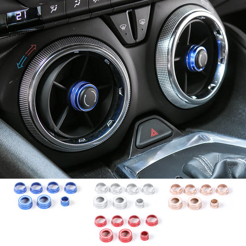 6th Gen Camaro Aluminum Knob Kit